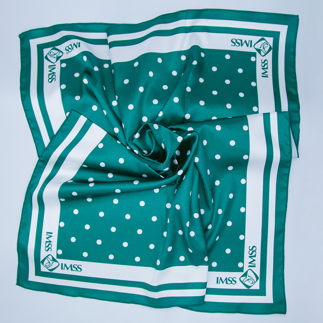 Mascada Lunares Verdes