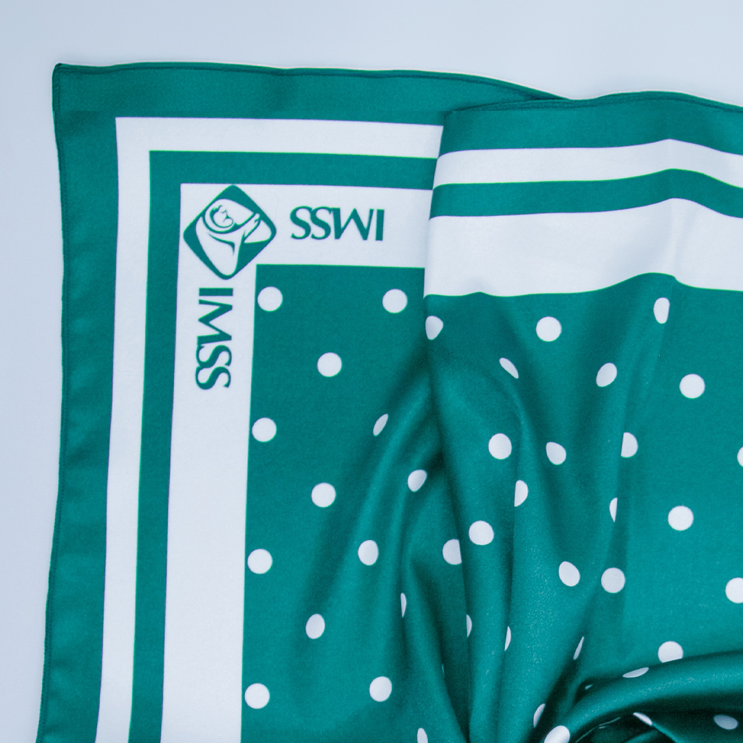 Mascada Lunares Verdes